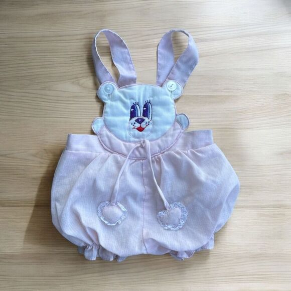 Vintage Baby Bear Girls Romper 3-6 Months - Picture 1 of 5